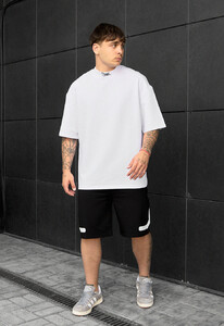 Фото - Мужской черно-белый костюм Staff di black & white oversize - Men box