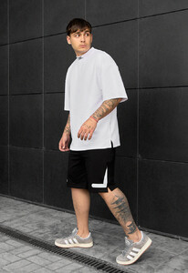 Фото - Мужской черно-белый костюм Staff di black & white oversize - Men box