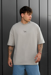 Фото - Брендированная футболка с принтом Staff night & logo oversize - Men box