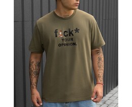 Фото - Чоловіча футболка з текстовим лого Staff your opinion - Men box