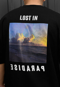 Фото - Оверсайз футболка Staff lost in paradise reflective oversize - Men box
