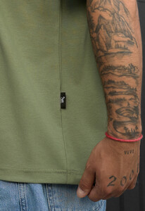 Фото - Однотонна оверсайз футболка Staff green oversize - Men box
