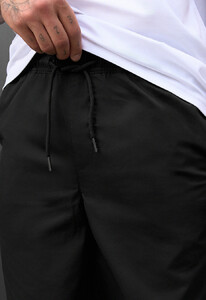 Фото - Однотонні шорти чорного кольору Staff bea black - Men box