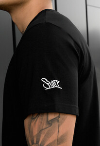 Фото - Черная футболка с вышивкой Staff pi black logo - Men box