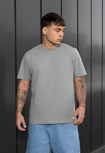 Фото - Однотонная мужская футболка Staff gray - Men box