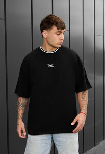 Фото - Футболка мужская оверсайз Staff black logo oversize - Men box
