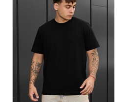 Фото - Мужская котоновая футболка черного цвета Staff bt black - Men box