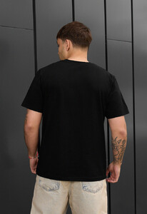 Фото - Мужская котоновая футболка черного цвета Staff bt black - Men box