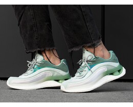 Фото - Молодежные кроссовки для парней Staff white & green - Men box