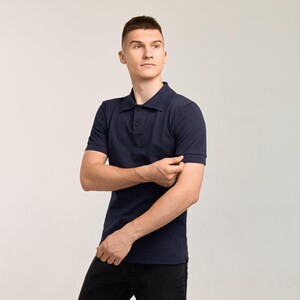 Фото - Базове поло для чоловіків від Pobedov Royal кольору наві - Men box