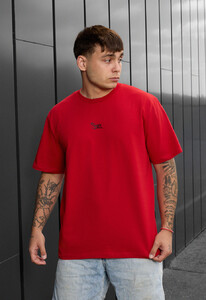 Фото - Яскрава чоловіча футболка з принтом Staff red logo reflective - Men box