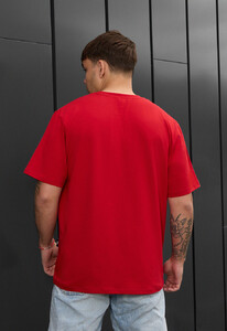 Фото - Яскрава чоловіча футболка з принтом Staff red logo reflective - Men box