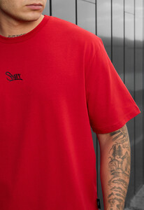 Фото - Яскрава чоловіча футболка з принтом Staff red logo reflective - Men box