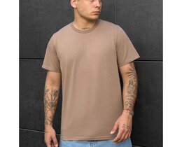 Фото - Базова чоловіча футболка однотонна Staff brown basic - Men box