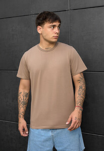 Фото - Базова чоловіча футболка однотонна Staff brown basic - Men box