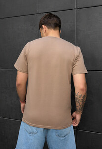 Фото - Базова чоловіча футболка однотонна Staff brown basic - Men box