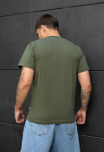 Фото - Чоловіча футболка однотонна Staff khaki basic - Men box