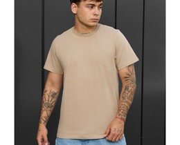 Фото - Літня світло-коричнева футболка Staff light brown basic - Men box
