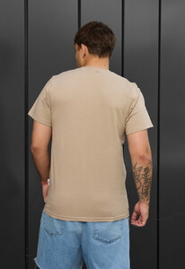 Фото - Літня світло-коричнева футболка Staff light brown basic - Men box