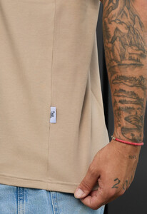 Фото - Літня світло-коричнева футболка Staff light brown basic - Men box