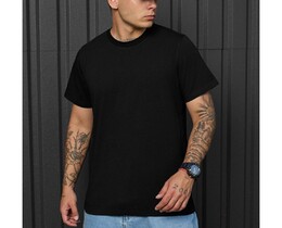 Фото - Футболка мужская натуральная черного цвета Staff black basic - Men box