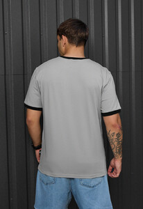 Фото - Футболка чоловіча натуральна від бренду Staff ve gray & black - Men box