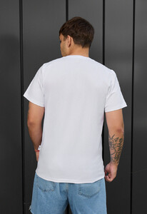 Фото - Чоловіча бавовняна футболка білого кольору Staff white basic - Men box