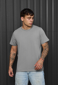 Фото - Футболка чоловіча однотонна сіра Staff gray basic - Men box
