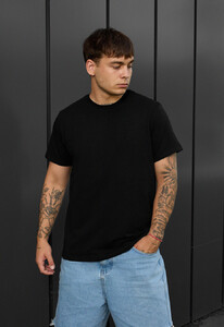 Фото - Мужская черная котоновая футболка Staff pi black - Men box