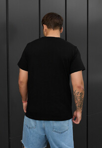 Фото - Мужская черная котоновая футболка Staff pi black - Men box