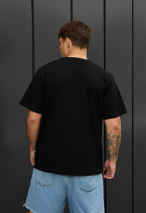 Фото - Мужская футболка с белым принтом Staff black logo - Men box