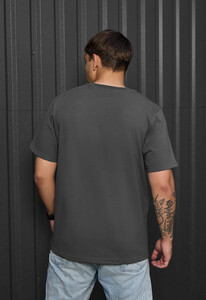 Фото - Бавовняна футболка для чоловіків Staff dv dark gray - Men box