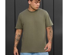 Фото - Футболка чоловіча однотонна кольору хакі Staff khaki - Men box