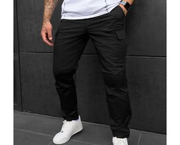 Фото - Однотонні штани карго Staff cargo ja black - Men box