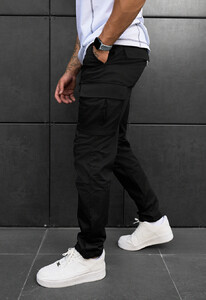Фото - Однотонні штани карго Staff cargo ja black - Men box