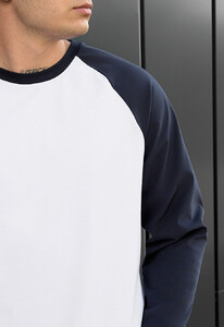 Фото - Двоколірний лонг для хлопців Staff su reglan white & navy - Men box