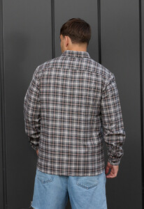 Фото - Молодежная рубашка для парней Staff ed dark gray - Men box