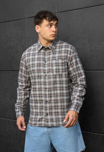 Фото - Молодежная рубашка для парней Staff ed dark gray - Men box