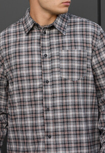 Фото - Молодежная рубашка для парней Staff ed dark gray - Men box