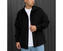 Фото - Вельветовая рубашка для парней Staff velvet black - Men box