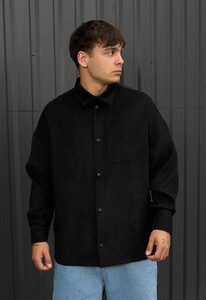 Фото - Вельветова сорочка для хлопців Staff velvet black - Men box