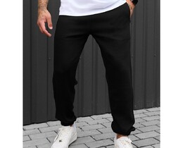 Фото - Однотонні спортивні штани Staff nib black - Men box