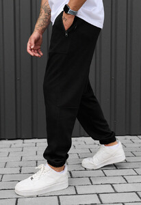 Фото - Однотонні спортивні штани Staff nib black - Men box