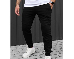 Фото - Спортивні штани у чорному кольорі Staff wol black - Men box