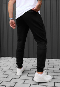 Фото - Спортивні штани у чорному кольорі Staff wol black - Men box