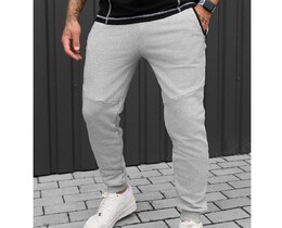 Фото - Штани в кольорі сірий меланж Staff wol gray melange - Men box