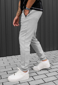 Фото - Штани в кольорі сірий меланж Staff wol gray melange - Men box