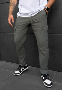 Фото - Темно-сірі штани карго Staff cargo tam dark gray - Men box