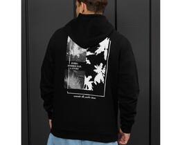 Фото - Худі чорного кольору з принтом Staff sunsets & palm trees - Men box