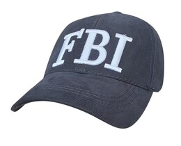 Фото - Мужская бейсболка Sport Line серая с вышитым лого FBI - Men box